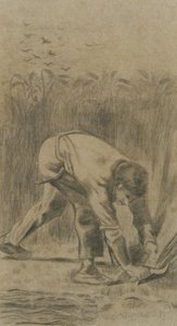 The Reaper after Millet, 1880. af Vincent van Gogh