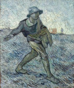 Såmanden efter Hirse, 1890. af Vincent van Gogh
