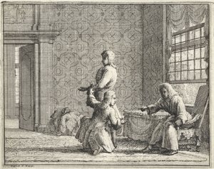 Skræddersy i et interiør af Vincent Laurensz. van der Vinne (II)