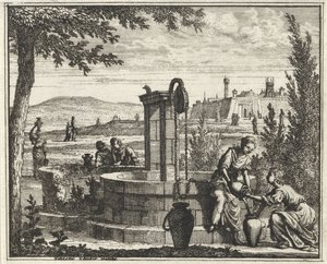 Kvinder ved en brønd af Vincent Laurensz. van der Vinne (II)