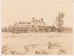 En flisefabrik, 1888 af Vincent van Gogh