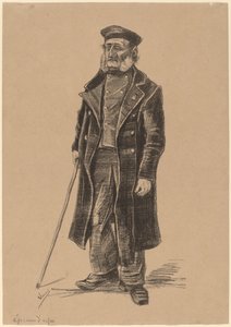 Almuebeboere, stående af Vincent van Gogh