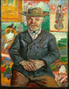 Portræt af Pere Tanguy af Vincent van Gogh