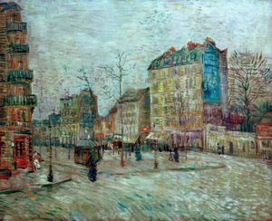 Boulevard de Clichy af Vincent van Gogh