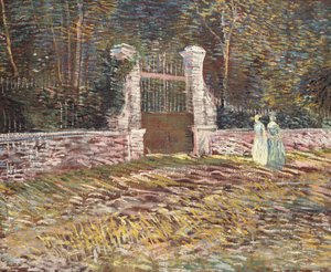 Indgang til Voyer-d"Argenson Park i Asnières, 1887 af Vincent van Gogh