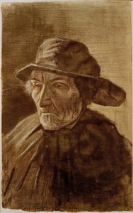 Fischer med sydvest af Vincent van Gogh