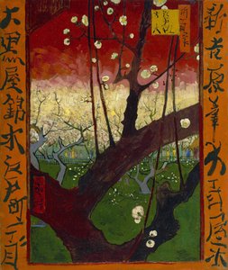Blomstrende blommetræ (efter Hiroshige) af Vincent van Gogh