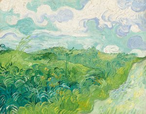 Grønne hvedemarker, Auvers af Vincent van Gogh