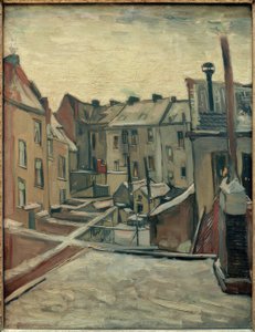 Hinterhofe i Antwerpen af Vincent van Gogh