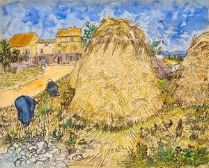 Hvede Millstones af Vincent van Gogh