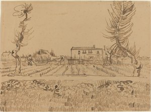 Plovmand i markerne nær Arles af Vincent van Gogh