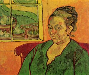 Portræt af Madame Augustine Roulin af Vincent van Gogh