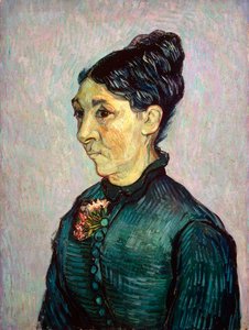 Portræt af Madame Jeanne Lafuye Trabuc, 1889. af Vincent van Gogh
