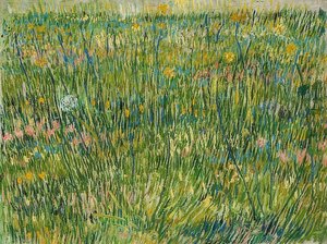 Stykke græsplæne. 1887 af Vincent van Gogh