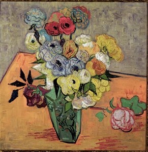 Roser og anemoner af Vincent van Gogh