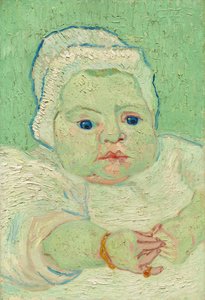 Roulins baby, 1888. af Vincent van Gogh