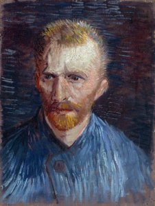 Selvportræt af Gogh, Vincent, van (1853-1890). Olie på lærred, størrelse: 44,5x33,6 af Vincent van Gogh