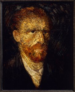 Selvportræt (olie på lærred af Vincent van Gogh