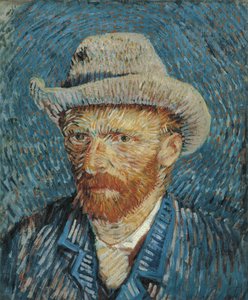 Selvportræt med filthat, 1887-88