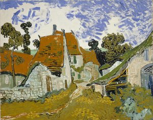 Gade i Auvers-sur-Oise af Vincent van Gogh