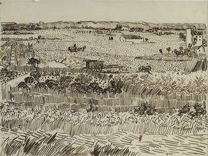 Høsten i Provence for Émile Bernard, 1888 af Vincent van Gogh