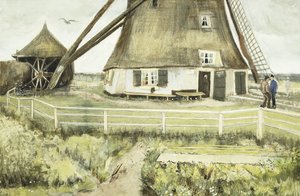 Møllen, 1881 af Vincent van Gogh