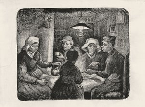 Kartoffelæderne af Vincent van Gogh