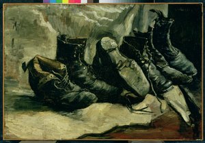 Tre par sko af Vincent van Gogh