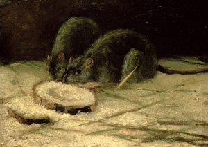 To rotter, ca. 1884 af Vincent van Gogh