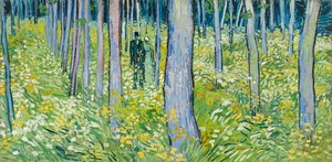 Underskov med to figurer af Vincent van Gogh