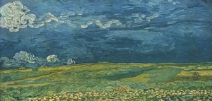 Wheatfields under Thunderclouds, juli 1890, 1947. af Vincent van Gogh