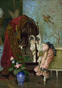 Coquetry (chromolitho)