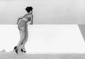 Bader, Italien, ca. 1955 (gelatinesølvtryk)