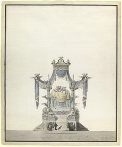 Katafal for kejserinde Katarina den Store 1729-1796, 1796