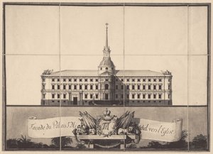 Saint Michaels Castle i Sankt Petersborg, 1797