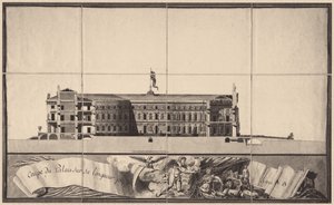 Saint Michaels Castle i Sankt Petersborg, 1797
