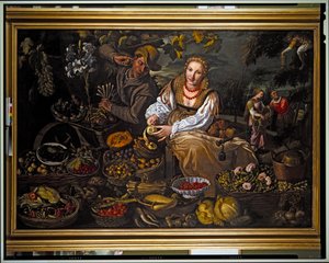 Frugtsælgeren af Vincenzo Campi