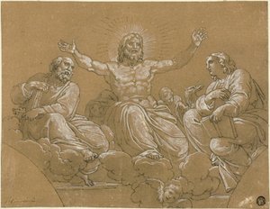 Kristus i herlighed med de hellige af Vincenzo Camuccini
