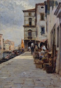 Marked i Chioggia af Vincenzo Caprile