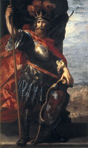 Portræt af vestgoternes konge Athaulf af Vincenzo Carducci