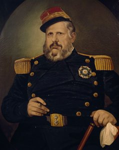 Portræt af Ferdinand II af Bourbon-To Sicilier (olie på lærred) af Vincenzo De Mita