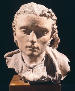 Kvindehoved, af Vincenzo Gemito (1852-1929), terracotta
