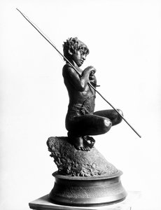 Den lille fisker (bronze)