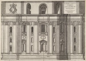 Mirror of Roman Magnificence: St. Peters, 1564. af Vincenzo Luchino