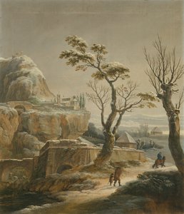 Vinter (maleri på lærred) af Vincenzo Martinelli