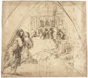 Marias tempel af Vincenzo Tamagni da San Gimignano