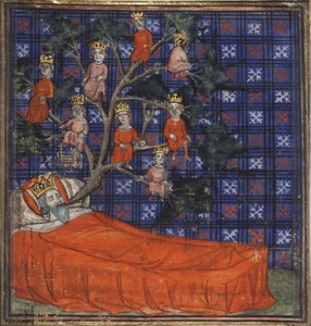 Isajs træ fra Bibelens historie af Guiart des Moulins, 1400-1415
