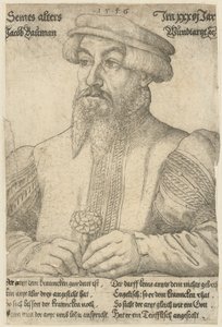 Portræt af Jakob Baumann af Virgil Solis
