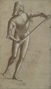 Carpaccio - En gondolier (recto), ca. 1514-1520 af Vittore Carpaccio