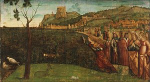 Carpaccio - Alcyones metamorfose, ca. 1502-1507 af Vittore Carpaccio